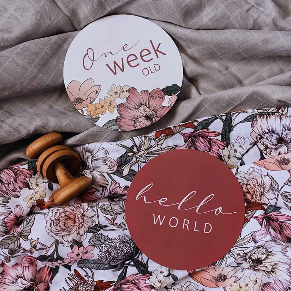 Australiana & Rust Reversible Milestone Cards - Image 5