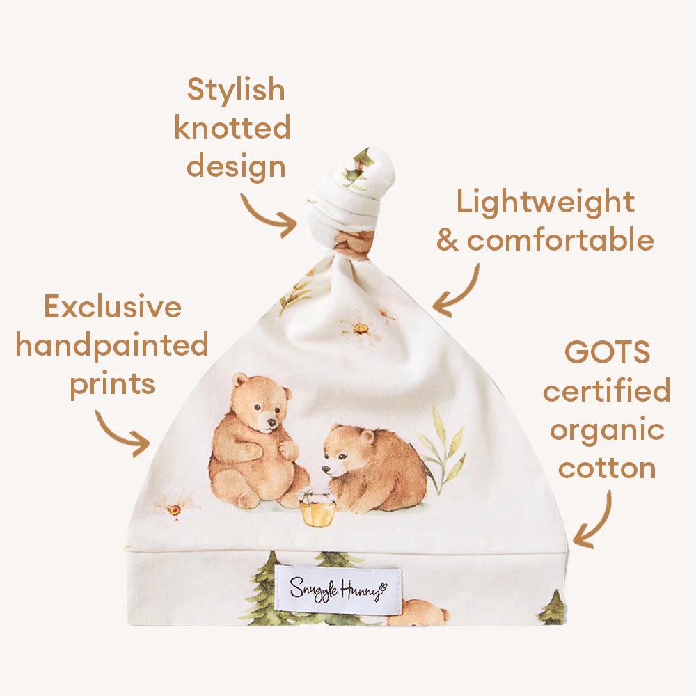 Bears Organic Knotted Beanie - Image 4