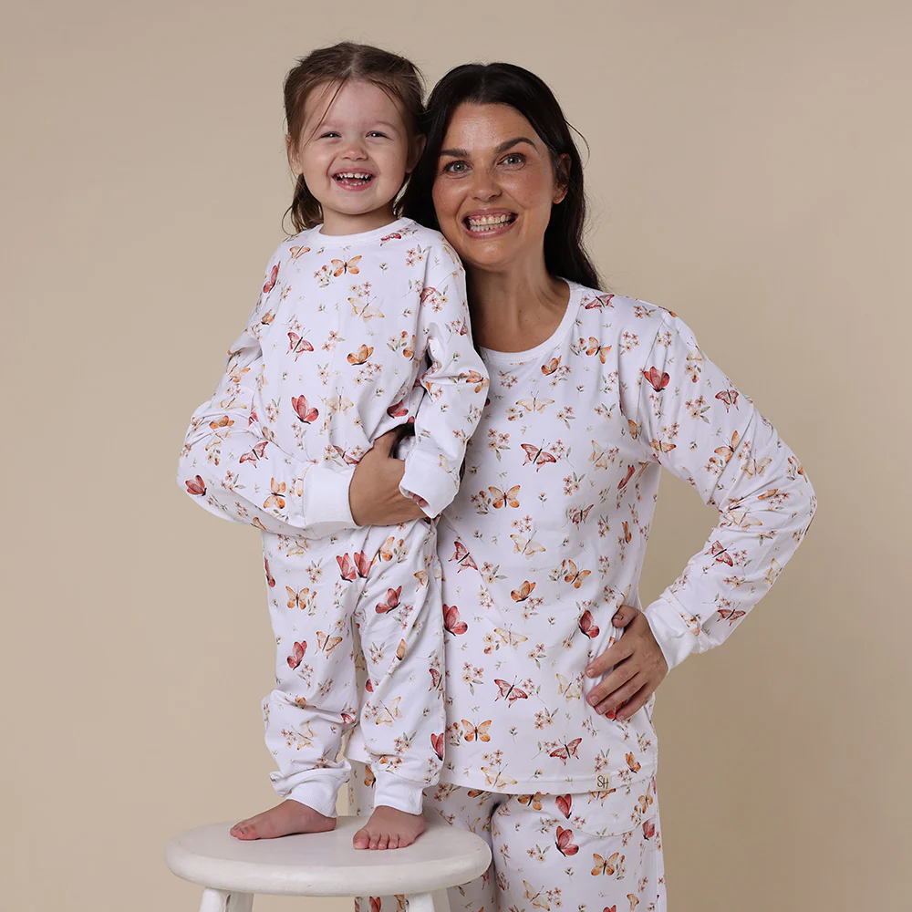 Butterfly Organic Womens Long Sleeve PJ Set - Image 9