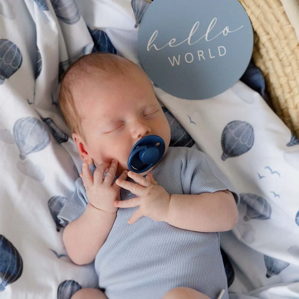 Cloud Chaser Organic Jersey Wrap & Beanie Set - Image 9