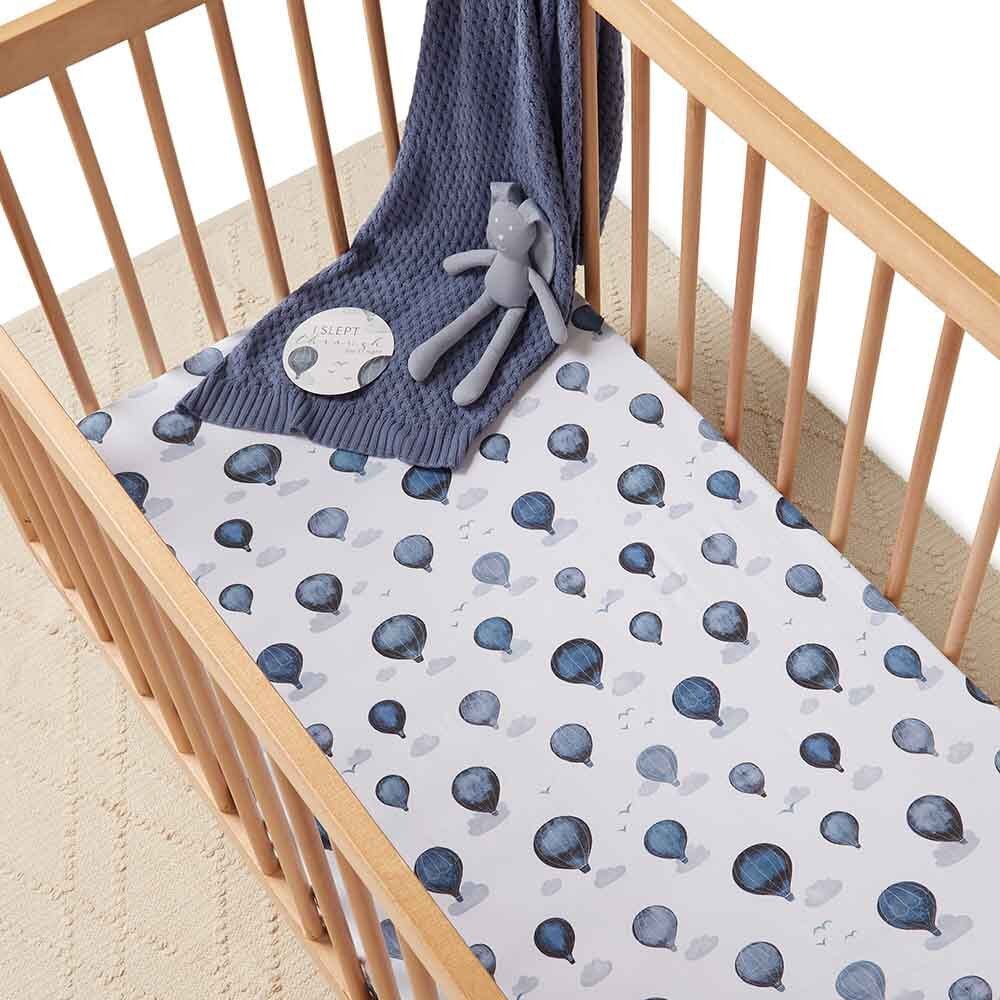 Cloud Chaser Organic Fitted Cot Sheet - Image 3
