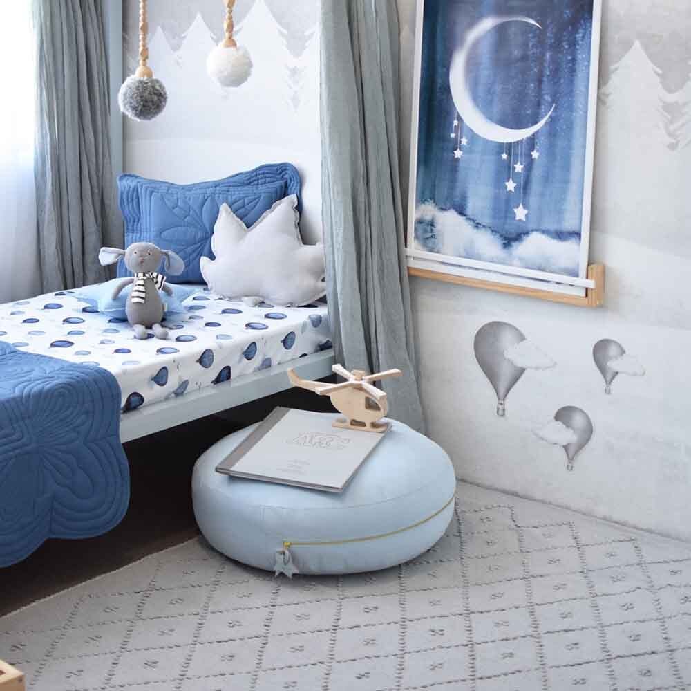 Cloud Chaser Organic Fitted Cot Sheet - Image 6