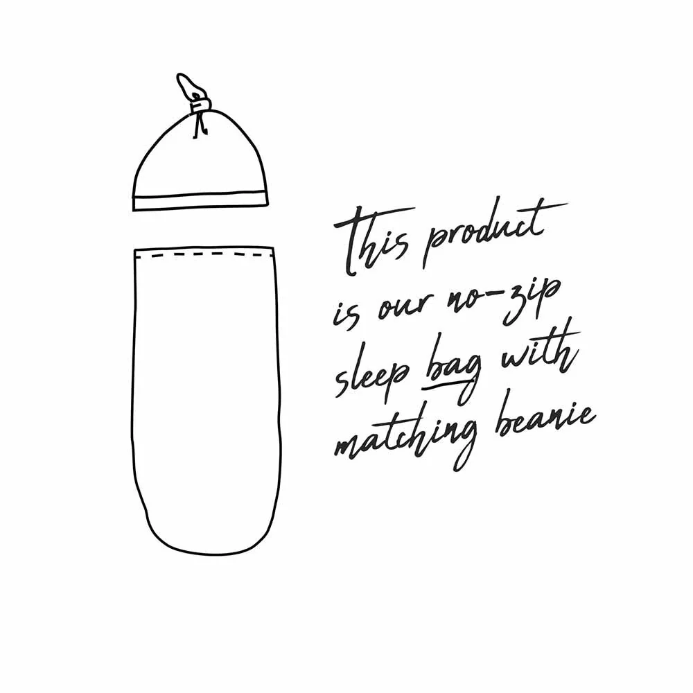 Cloud Chaser Organic Snuggle Swaddle & Beanie Set - Image 4