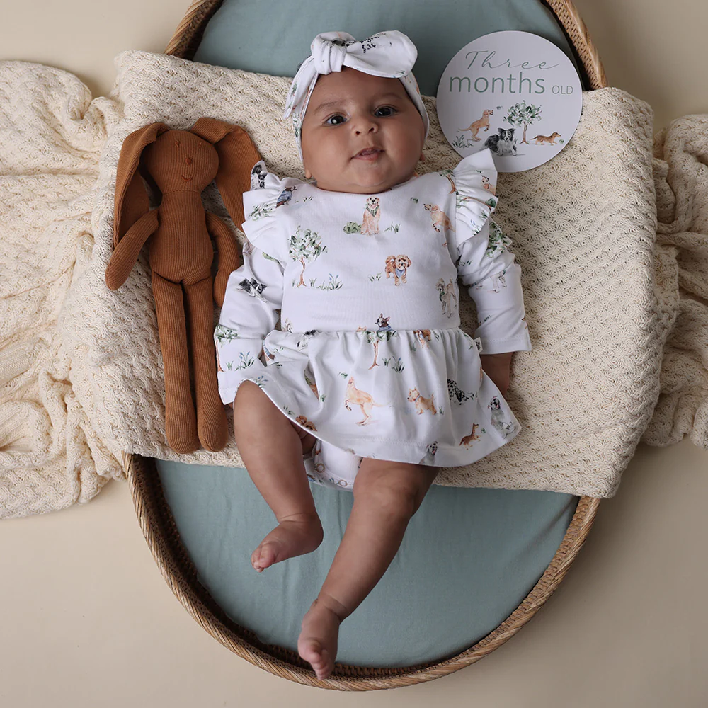 Dog Park Long Sleeve Organic Dress - Image 14