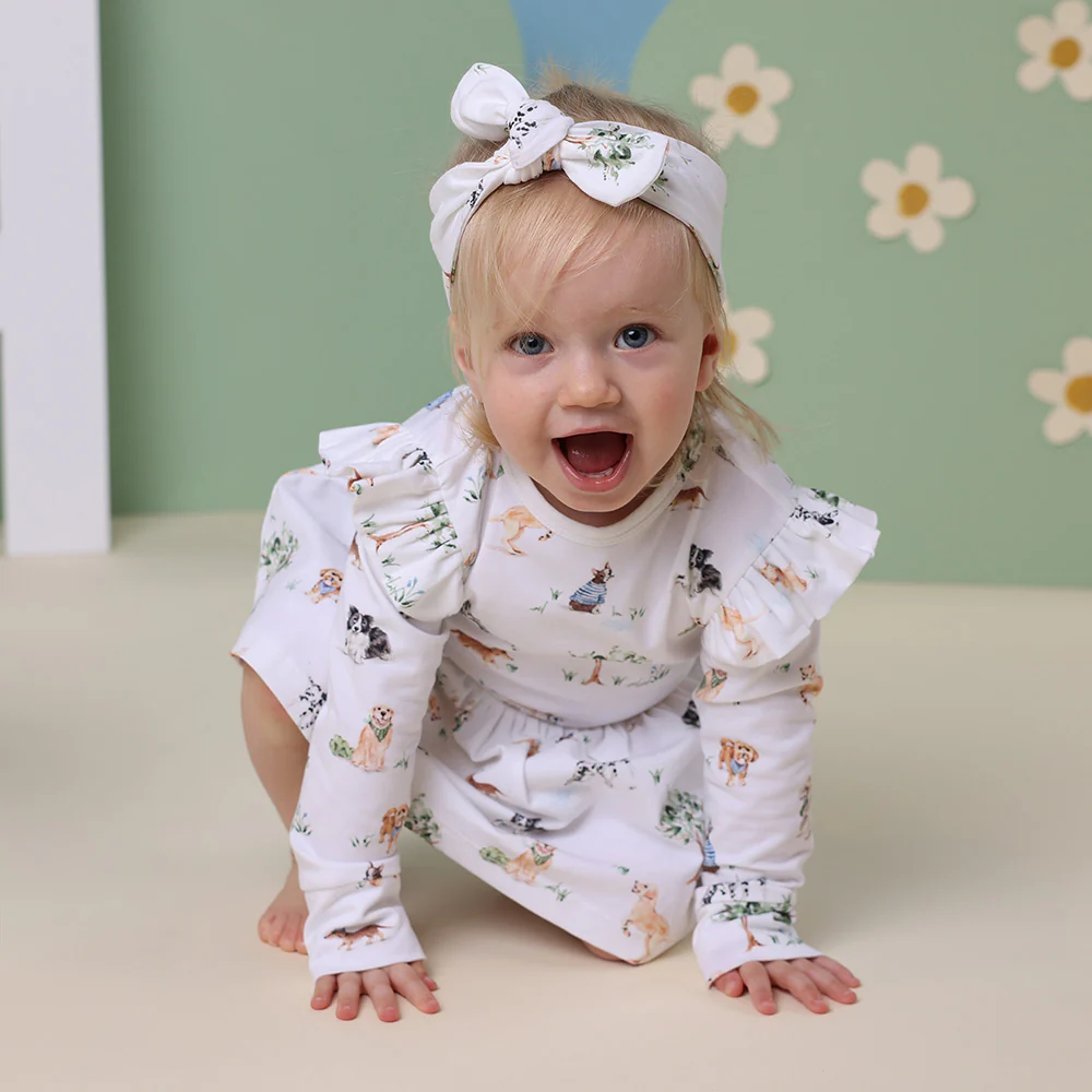 Dog Park Long Sleeve Organic Dress - Image 7