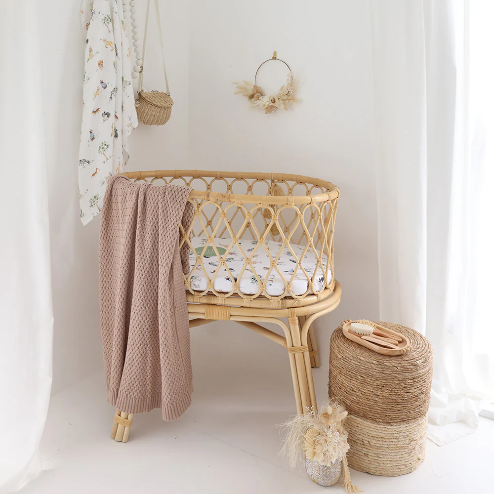 Dog Park Organic Bassinet Sheet / Change Pad Cover - Image 4