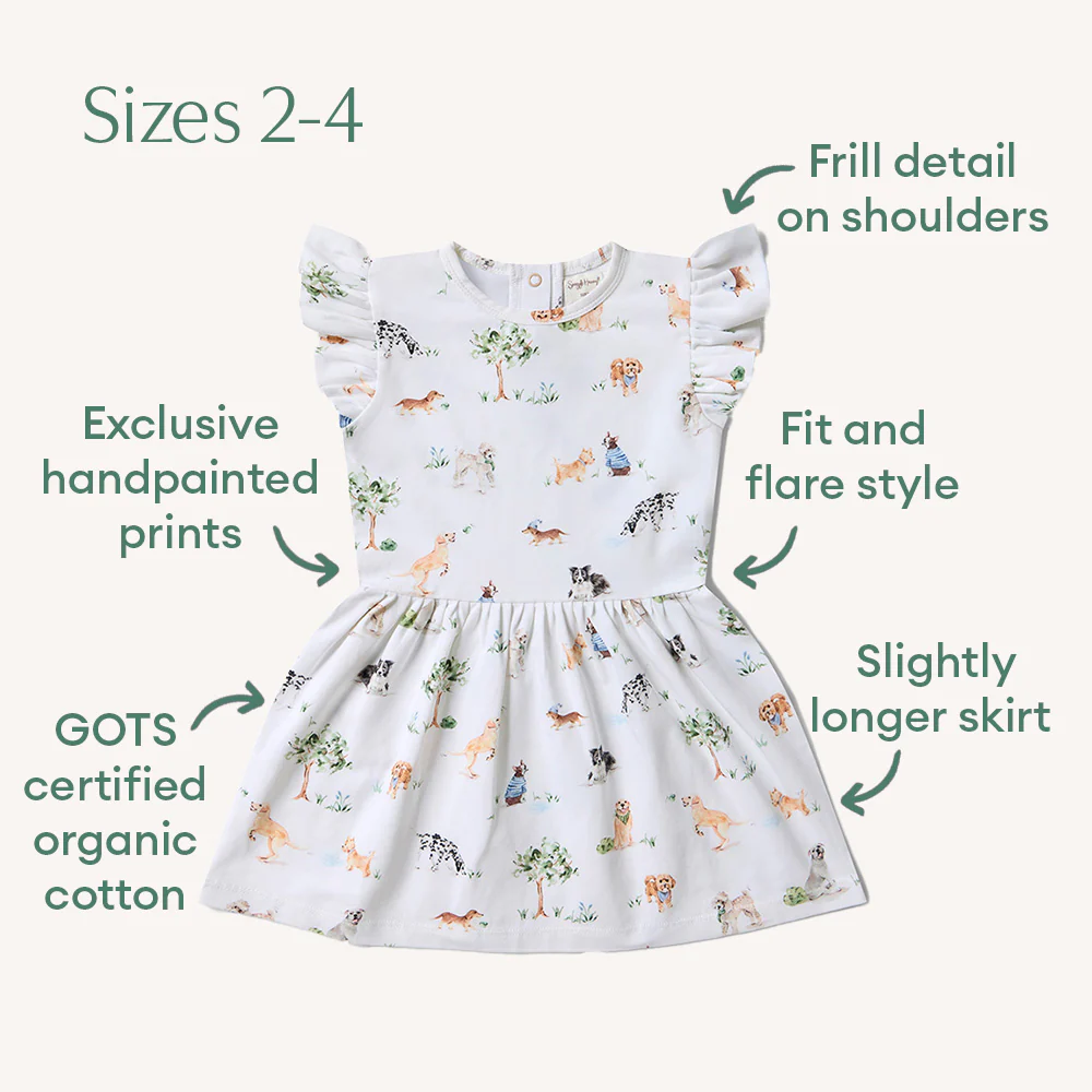 Dog Park Short Sleeve Organic Dress - Image 10