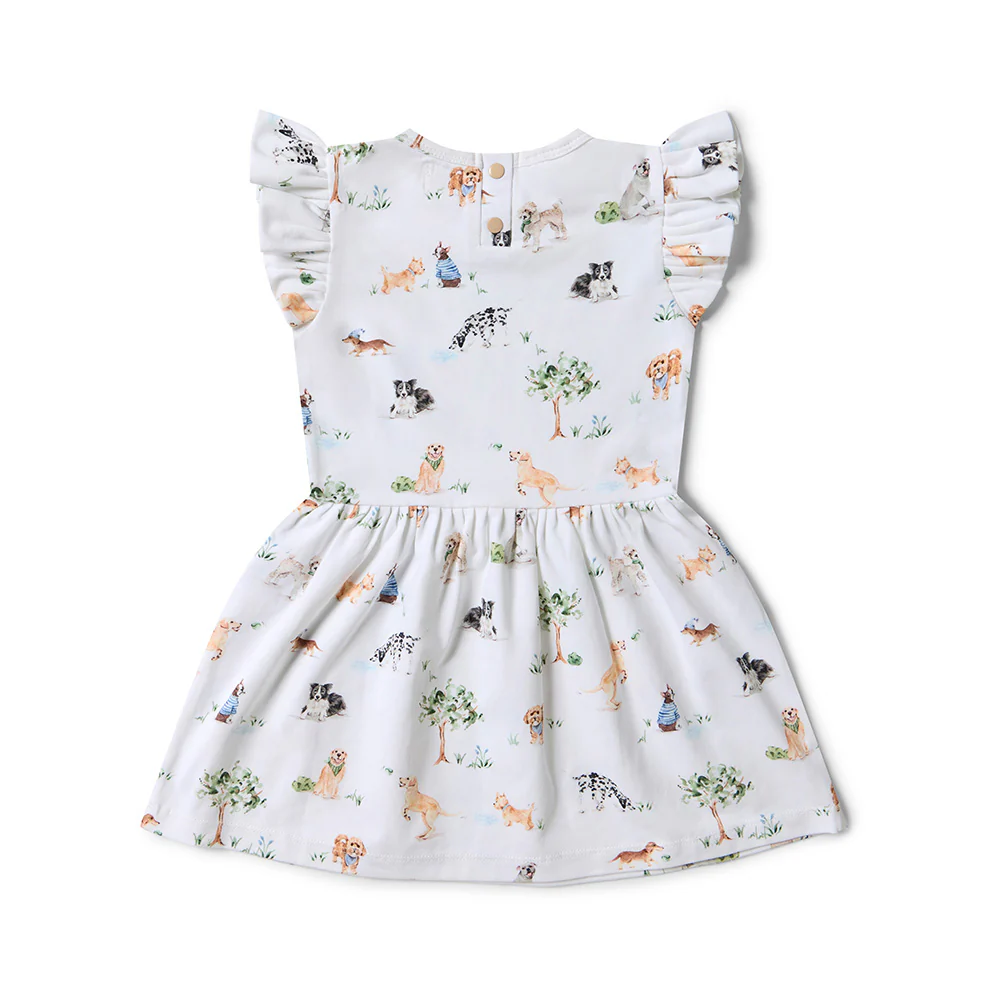 Dog Park Short Sleeve Organic Dress - Image 12