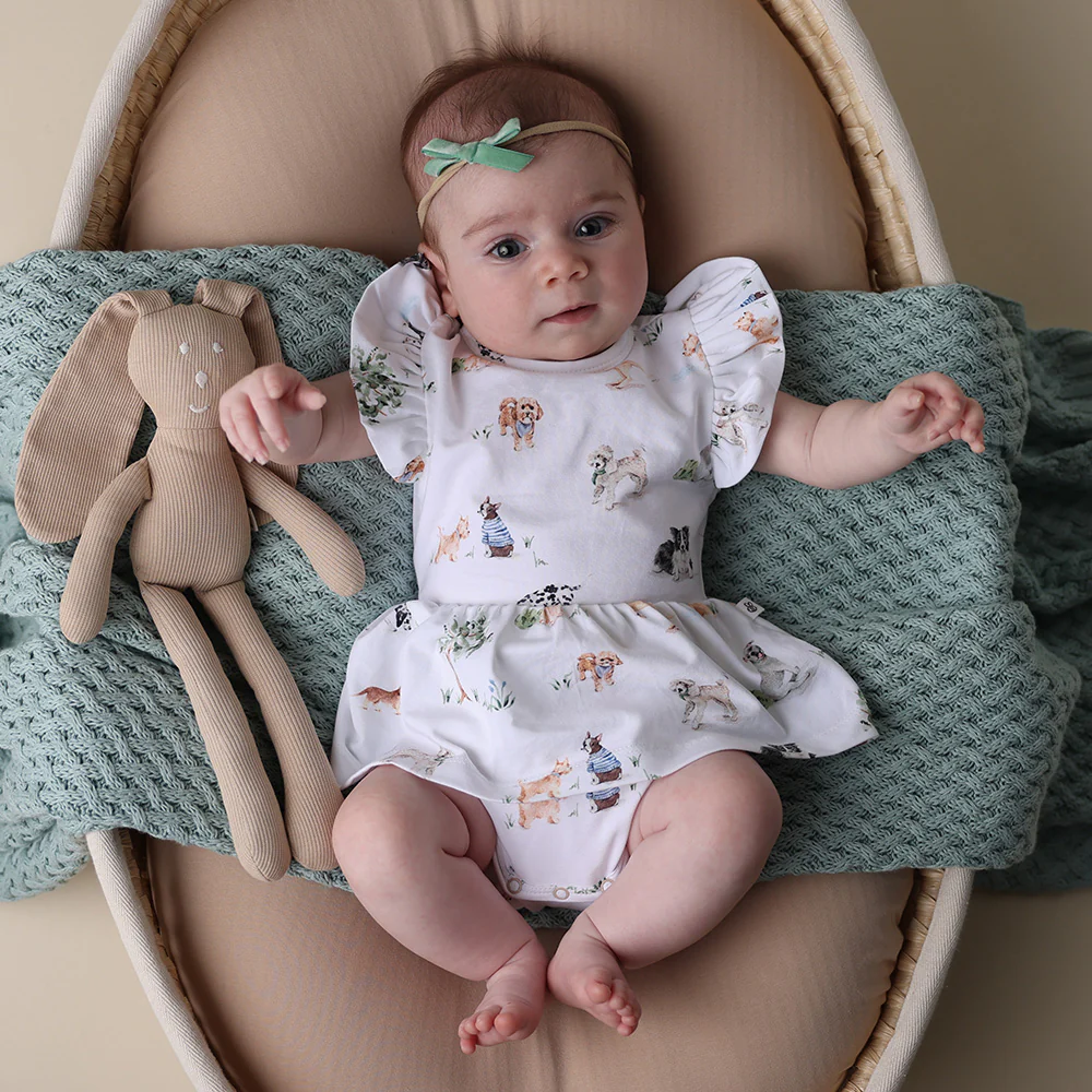 Dog Park Short Sleeve Organic Dress - Image 5