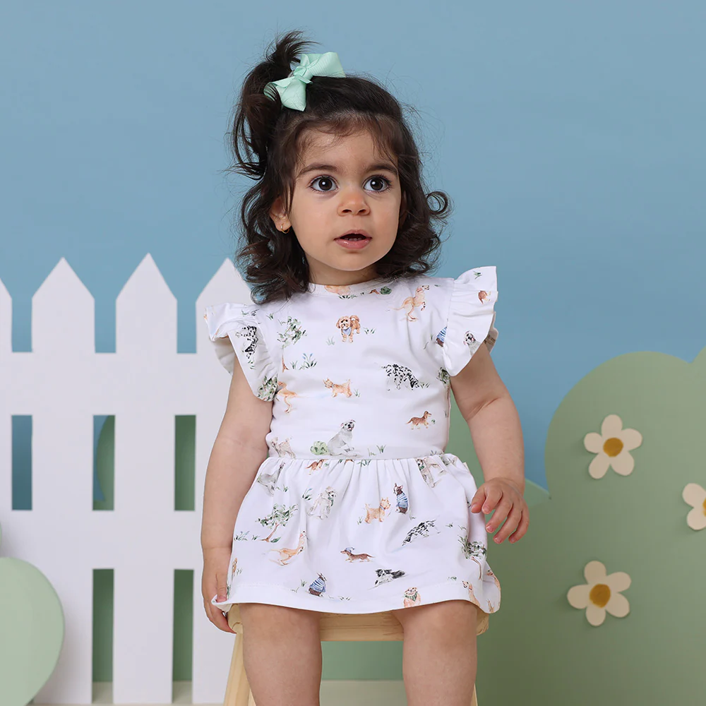 Dog Park Short Sleeve Organic Dress - Image 7