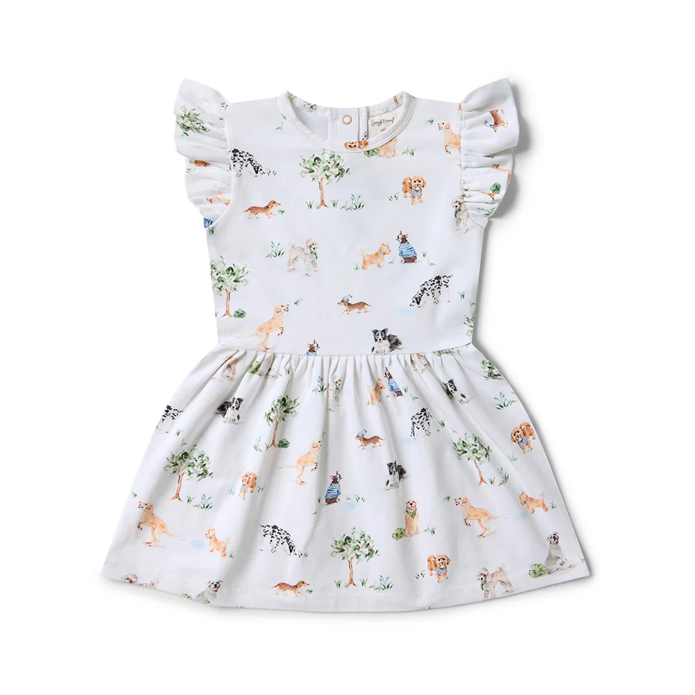 Dog Park Short Sleeve Organic Dress - Image 8