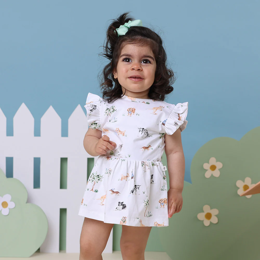 Dog Park Short Sleeve Organic Dress - Image 9