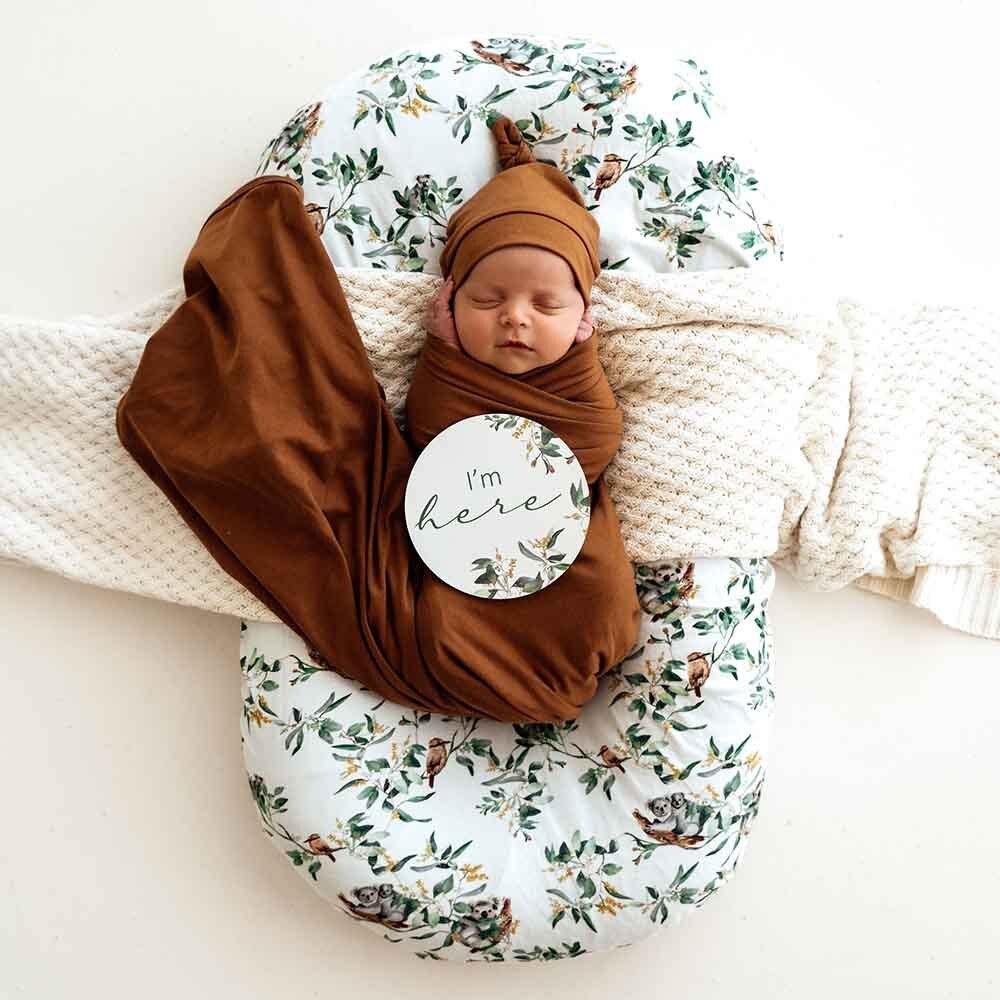 Eucalypt Organic Bassinet Sheet / Change Pad Cover - Image 3