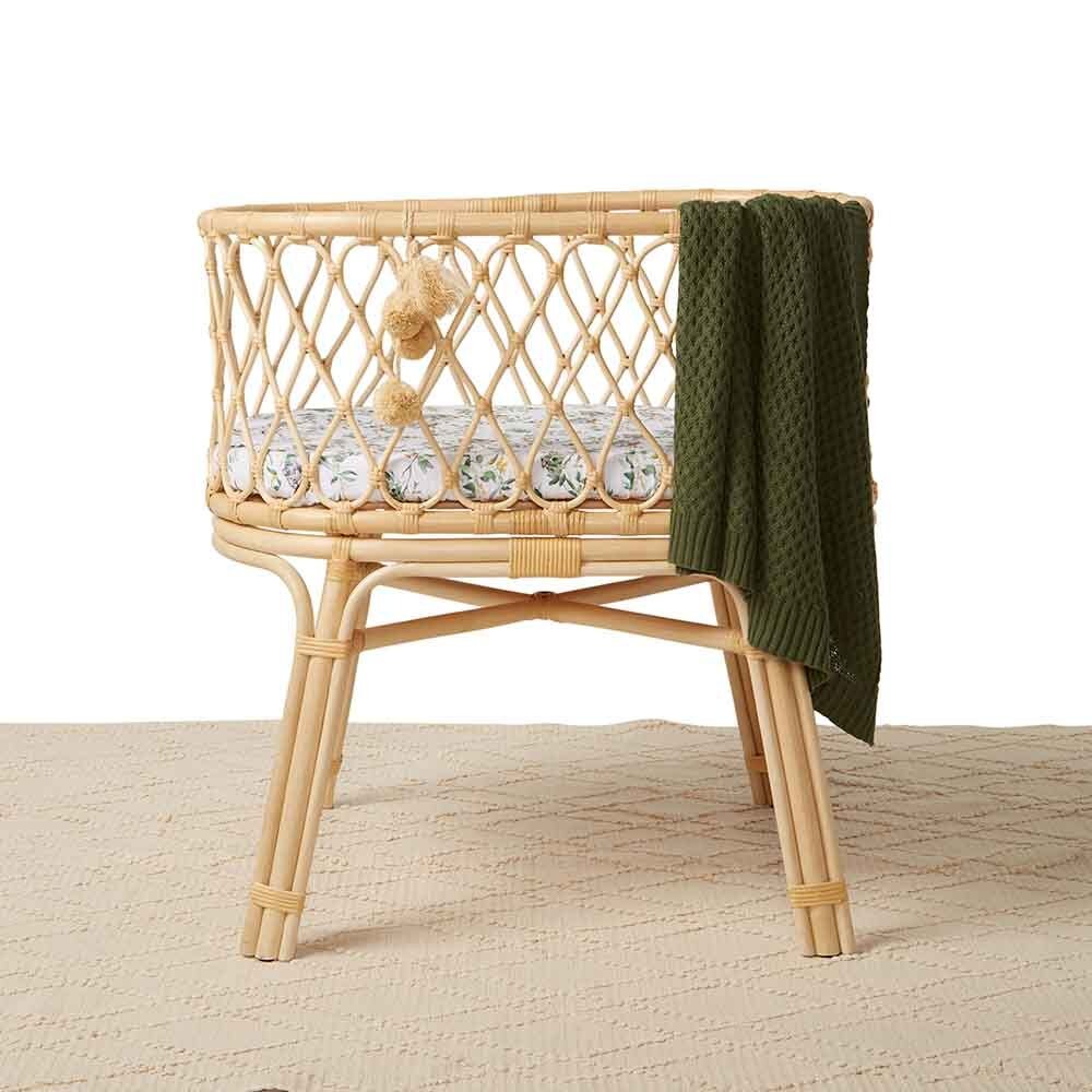 Eucalypt Organic Bassinet Sheet / Change Pad Cover - Image 4