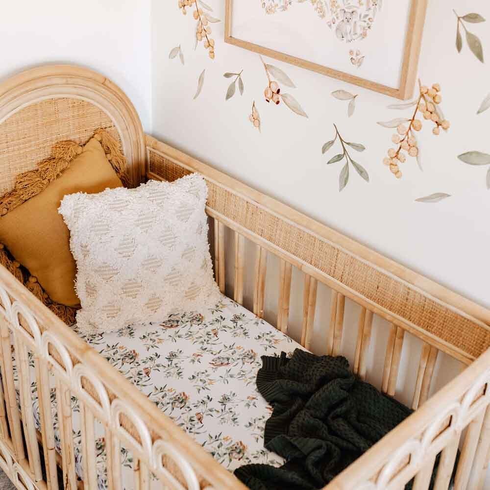 Eucalypt Fitted Cot Sheet - Image 8