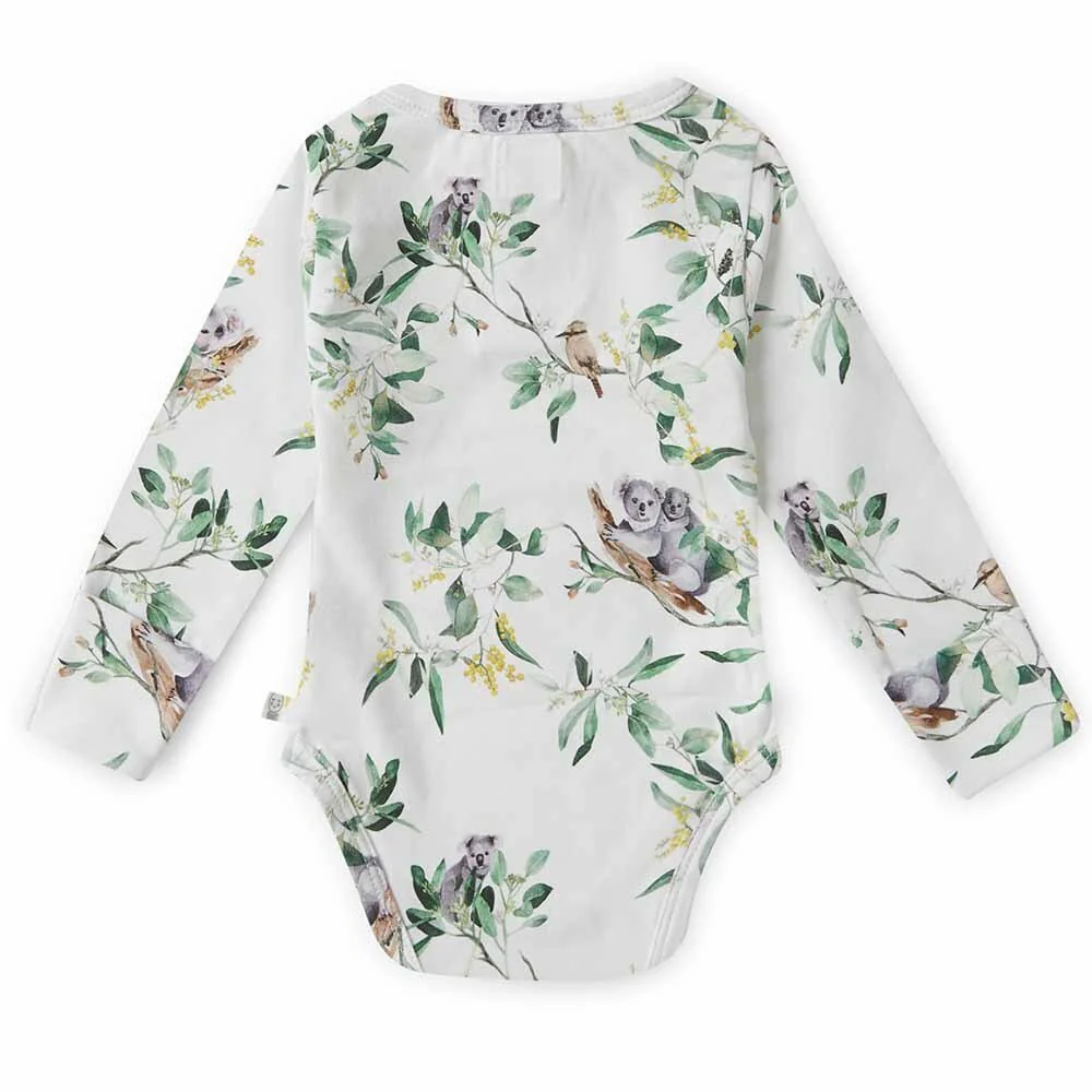 Eucalypt Long Sleeve Organic Bodysuit - Image 4