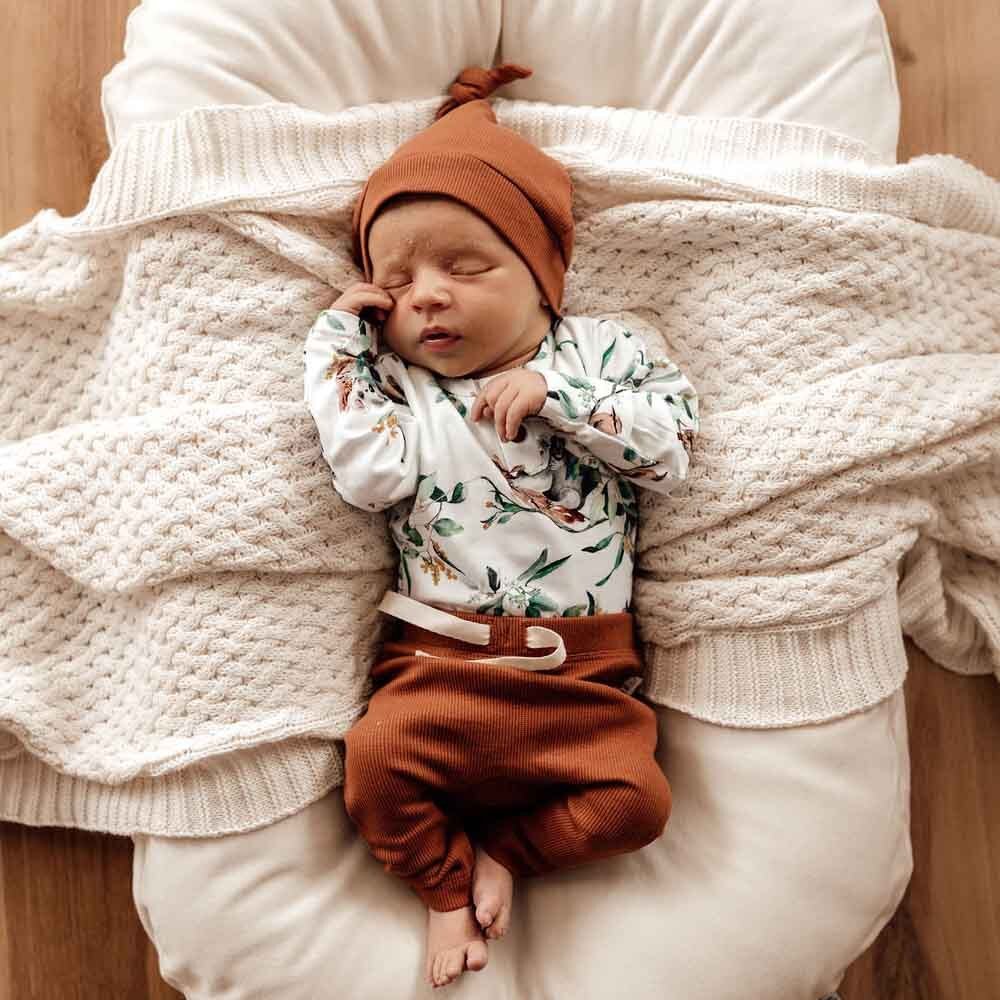 Eucalypt Long Sleeve Organic Bodysuit - Image 5