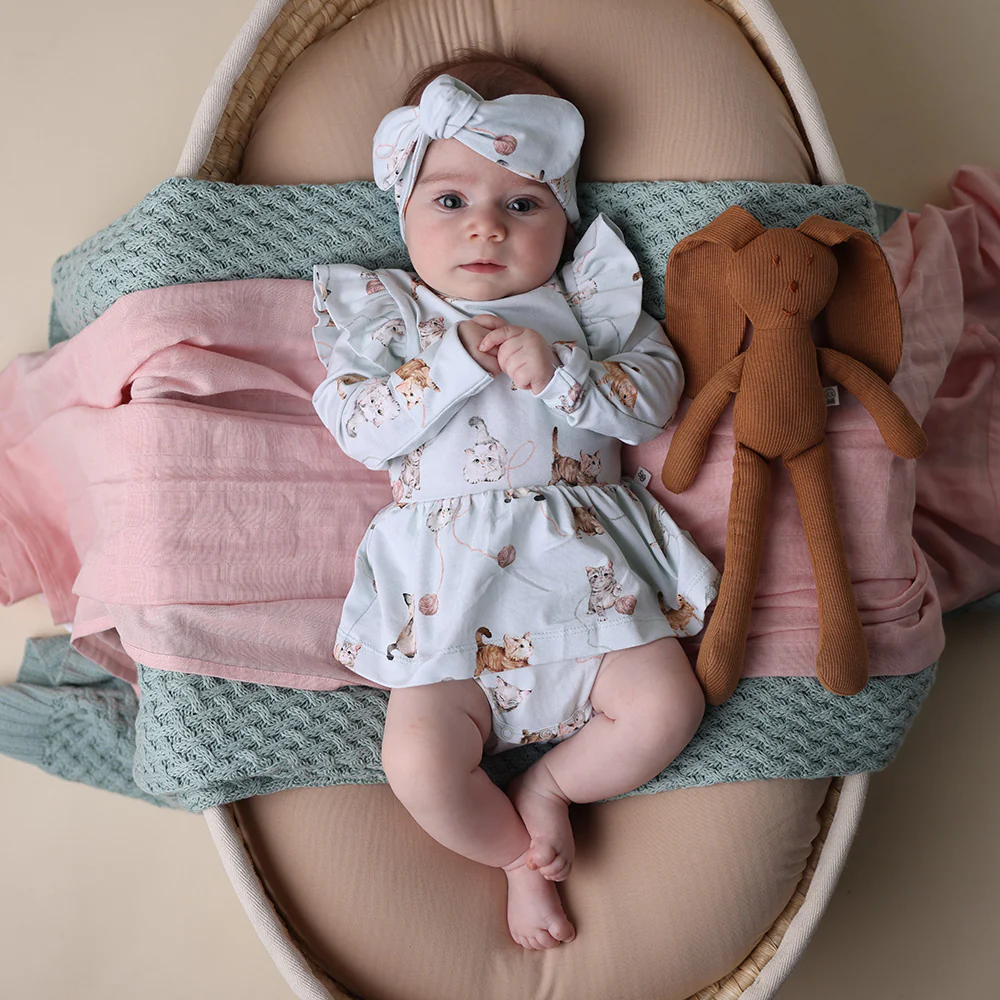 Kittens Long Sleeve Organic Dress - Image 14