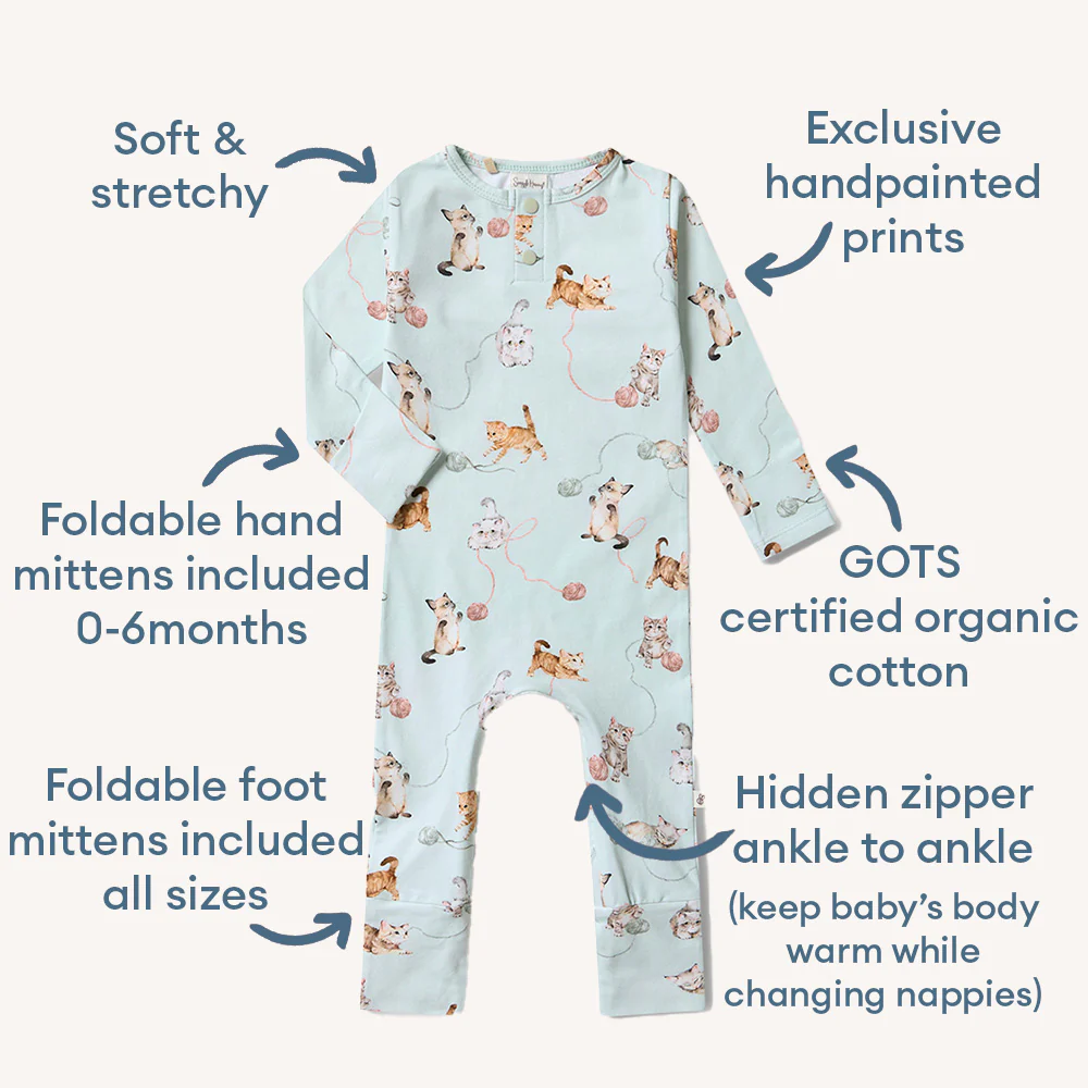 Kittens Organic Growsuit - Image 4