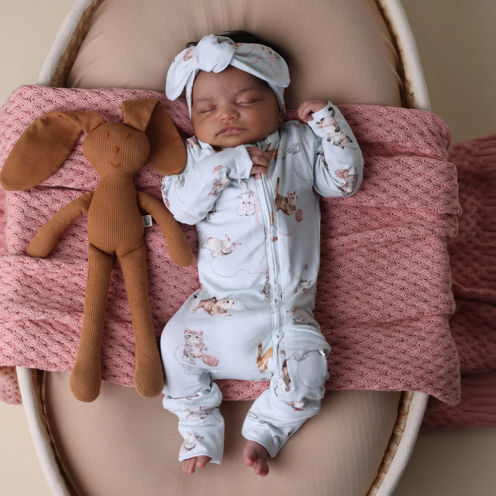 Kittens Organic Snugglesuit Convertible Romper - Image 5