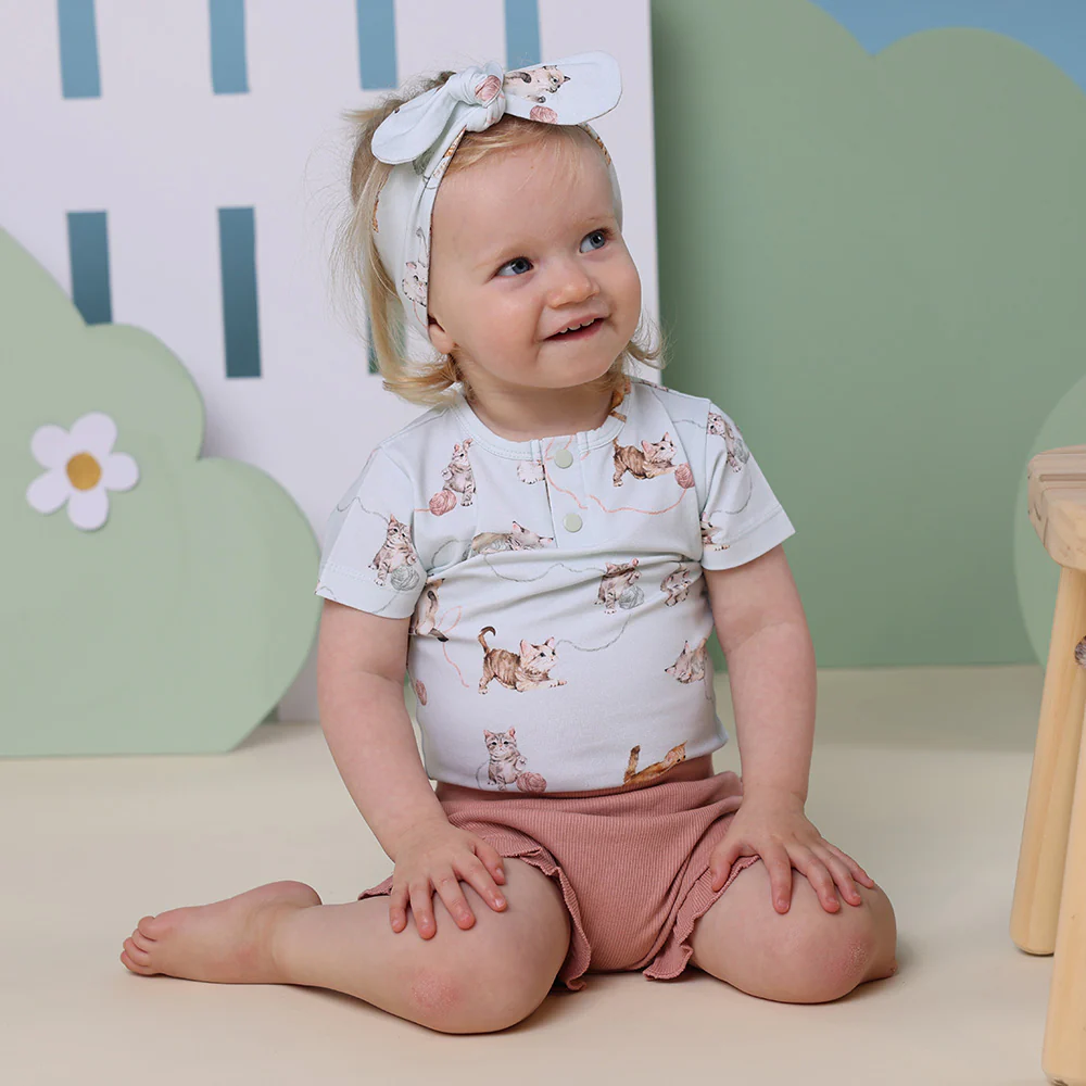 Kittens Short Sleeve Organic Bodysuit - Image 4