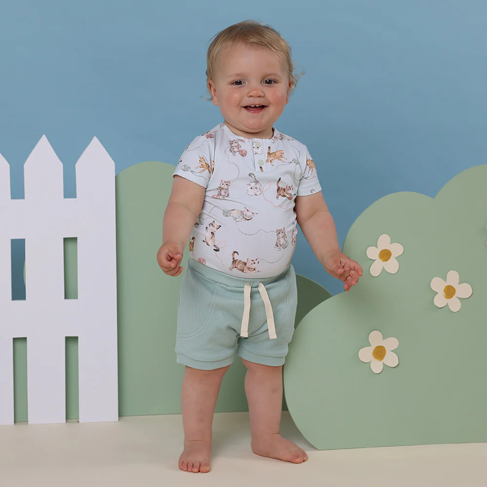 Kittens Short Sleeve Organic Bodysuit - Image 9