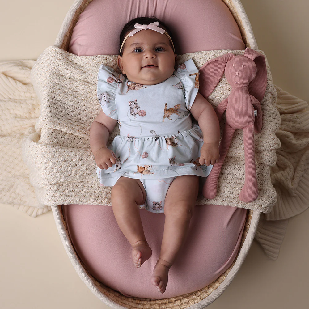 Kittens Short Sleeve Organic Dress - Image 15