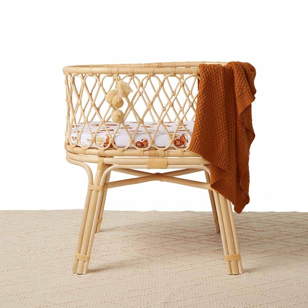 Lion Organic Bassinet Sheet / Change Pad Cover - Image 9