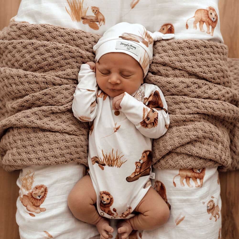 Lion Organic Knotted Beanie - Image 3