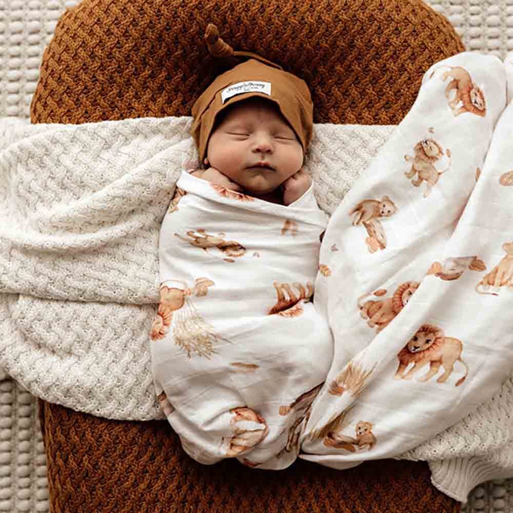 Lion Organic Muslin Wrap - Image 4
