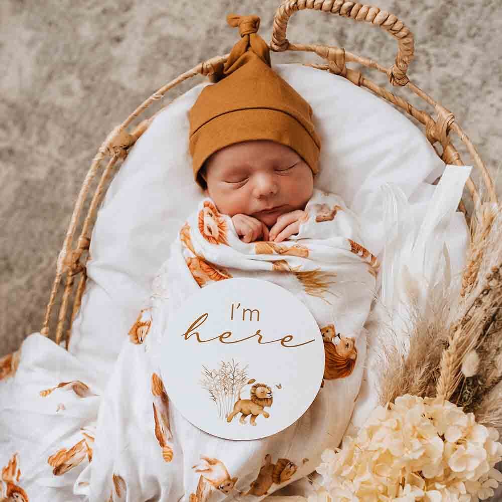 Lion Organic Muslin Wrap - Image 6