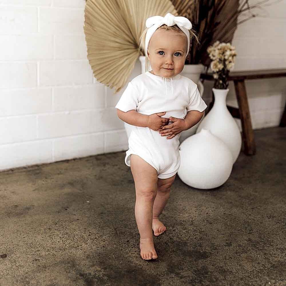 Milk Ribbed Organic Topknot - Image 7