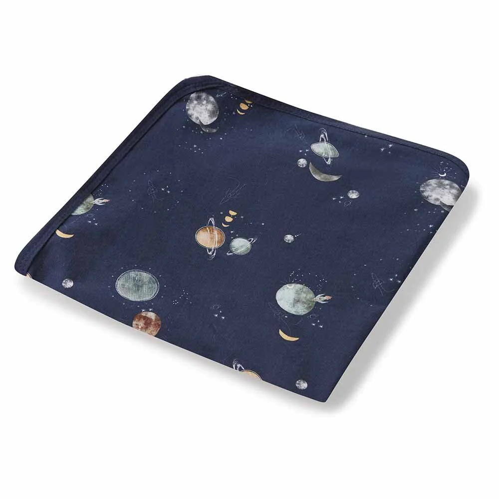 Milky Way Organic Jersey Wrap & Beanie Set - Image 5