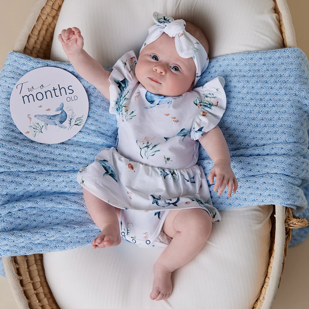 Ocean Short Sleeve Organic Dress - Image 11