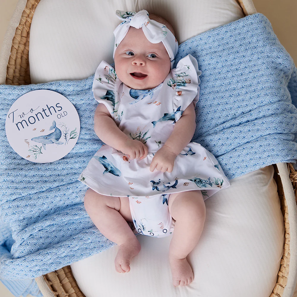 Ocean Short Sleeve Organic Dress - Image 6