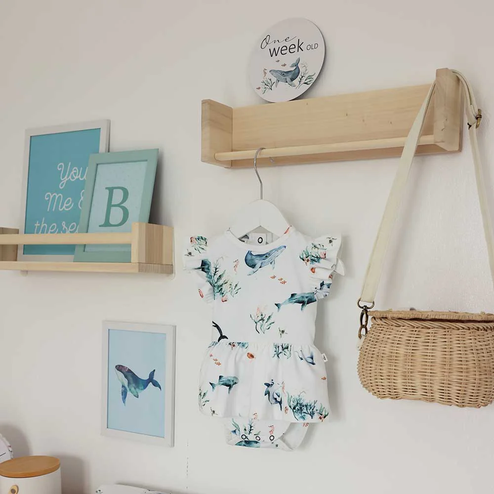 Ocean Short Sleeve Organic Dress - Image 8