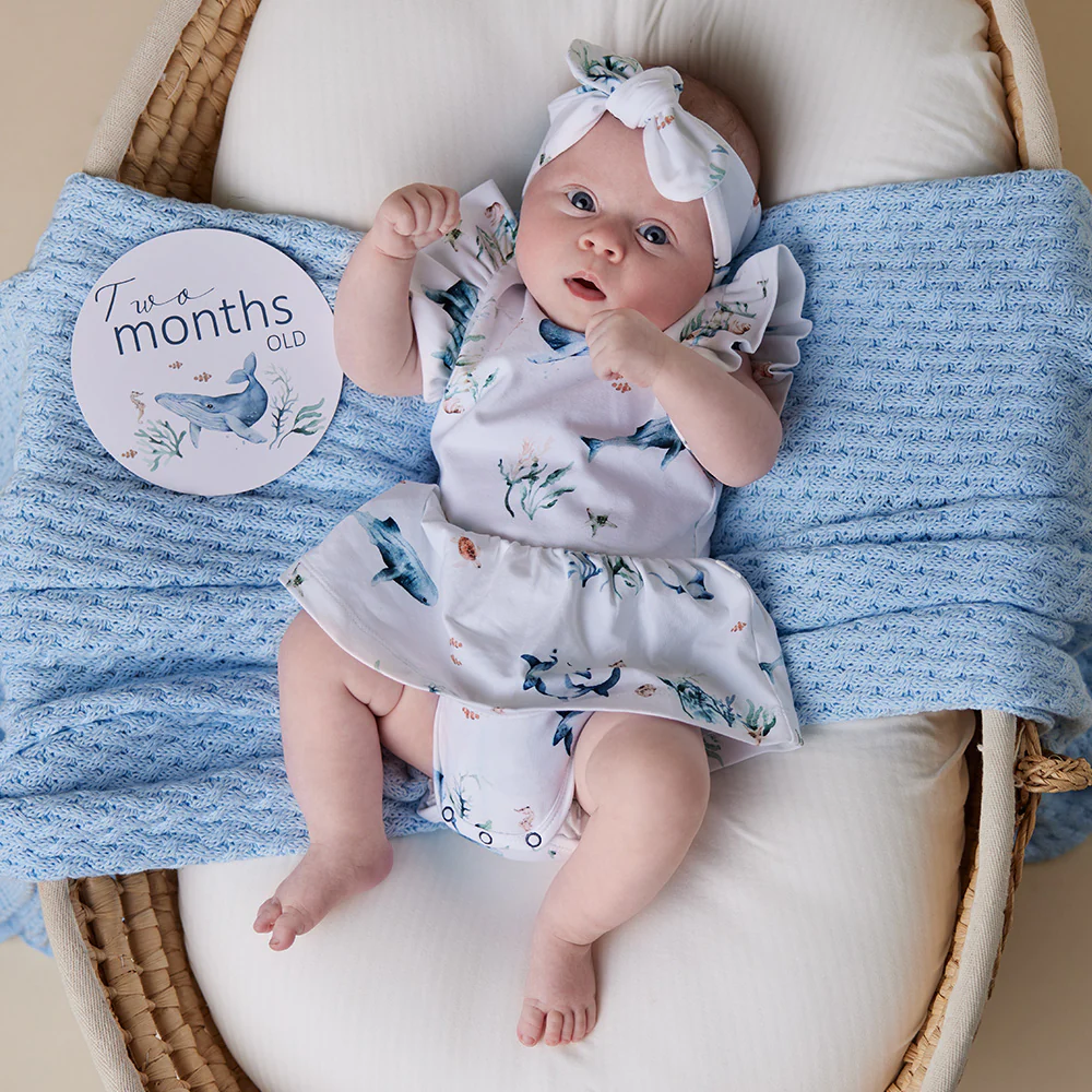 Ocean Short Sleeve Organic Dress - Image 9