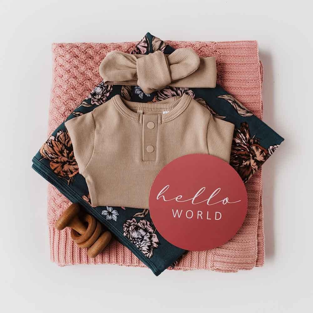 Pebble Ribbed Organic Topknot - Image 11