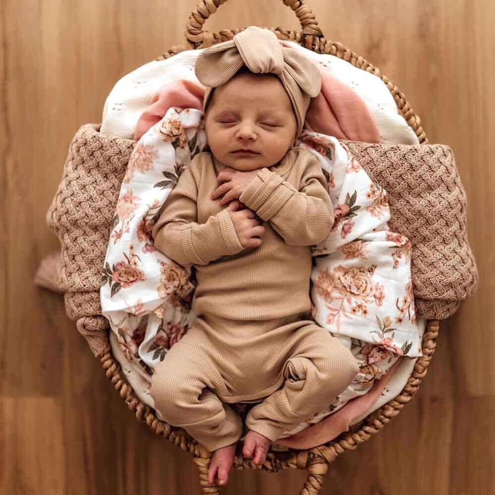 Pebble Ribbed Organic Topknot - Image 5