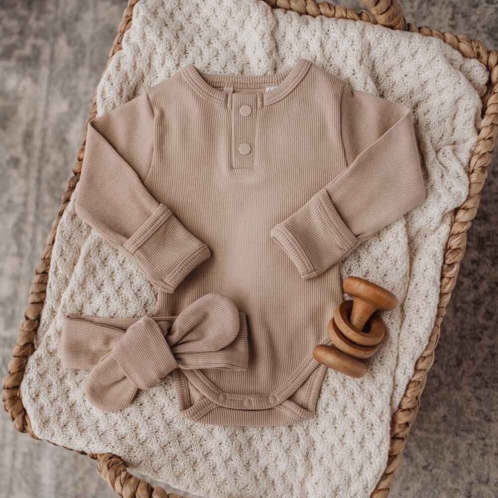 Pebble Ribbed Organic Topknot - Image 7