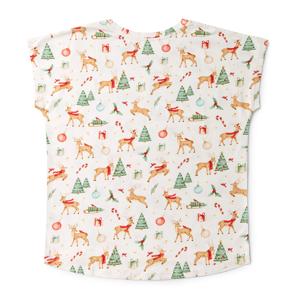 Prancer & Friends Organic Womens PJ Set - Image 8