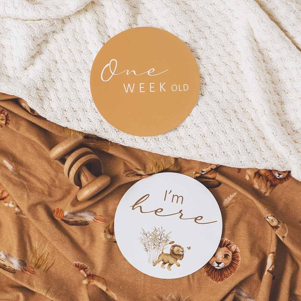 Roar Organic Jersey Wrap & Beanie Set - Image 8