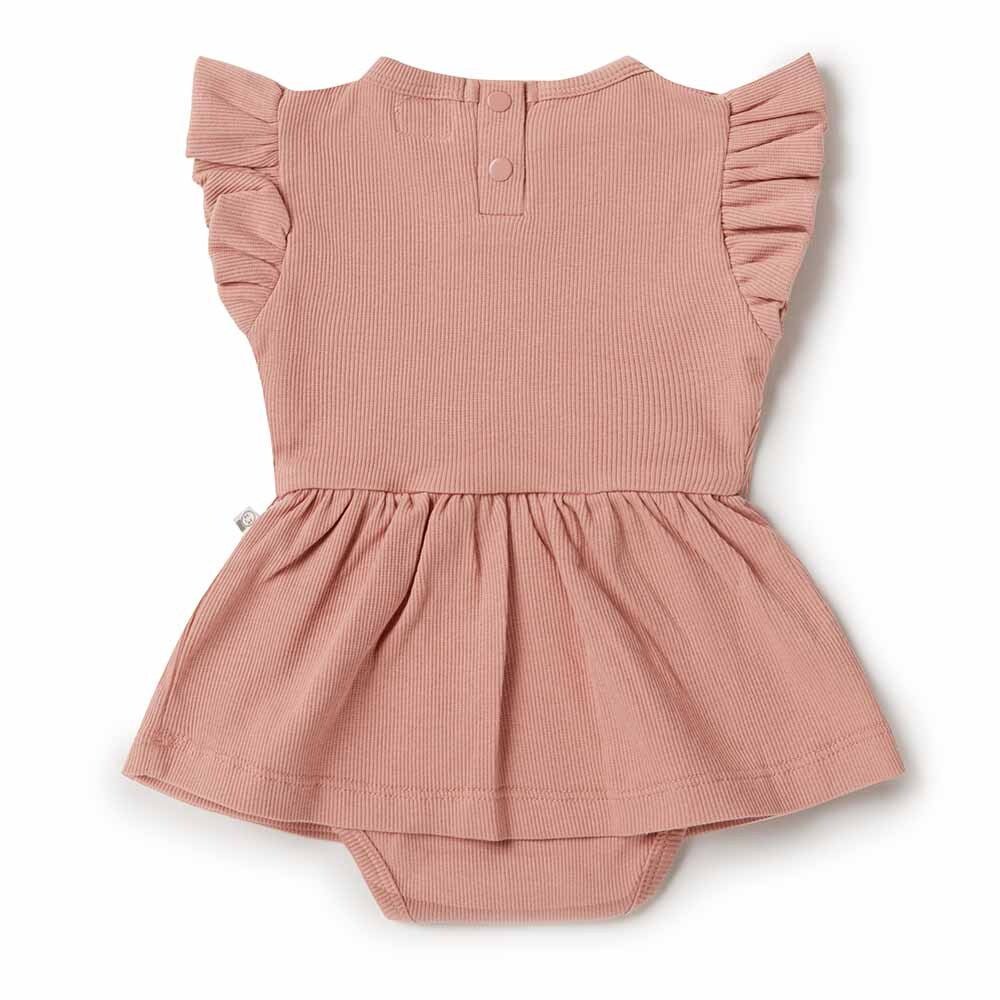 Rose Short Sleeve Organic Dress - Image 5