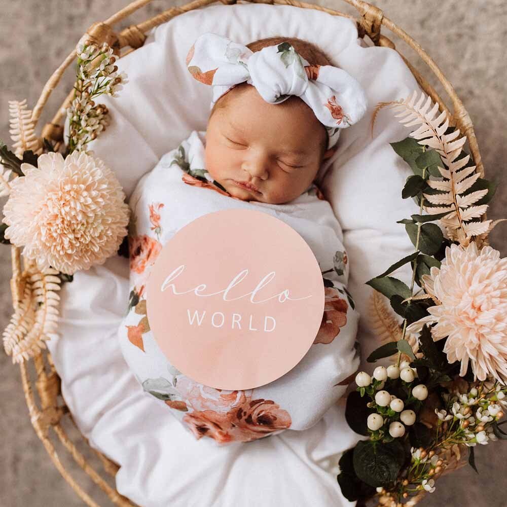 Rosebud & Pink Sand Reversible Milestone Cards - Image 4