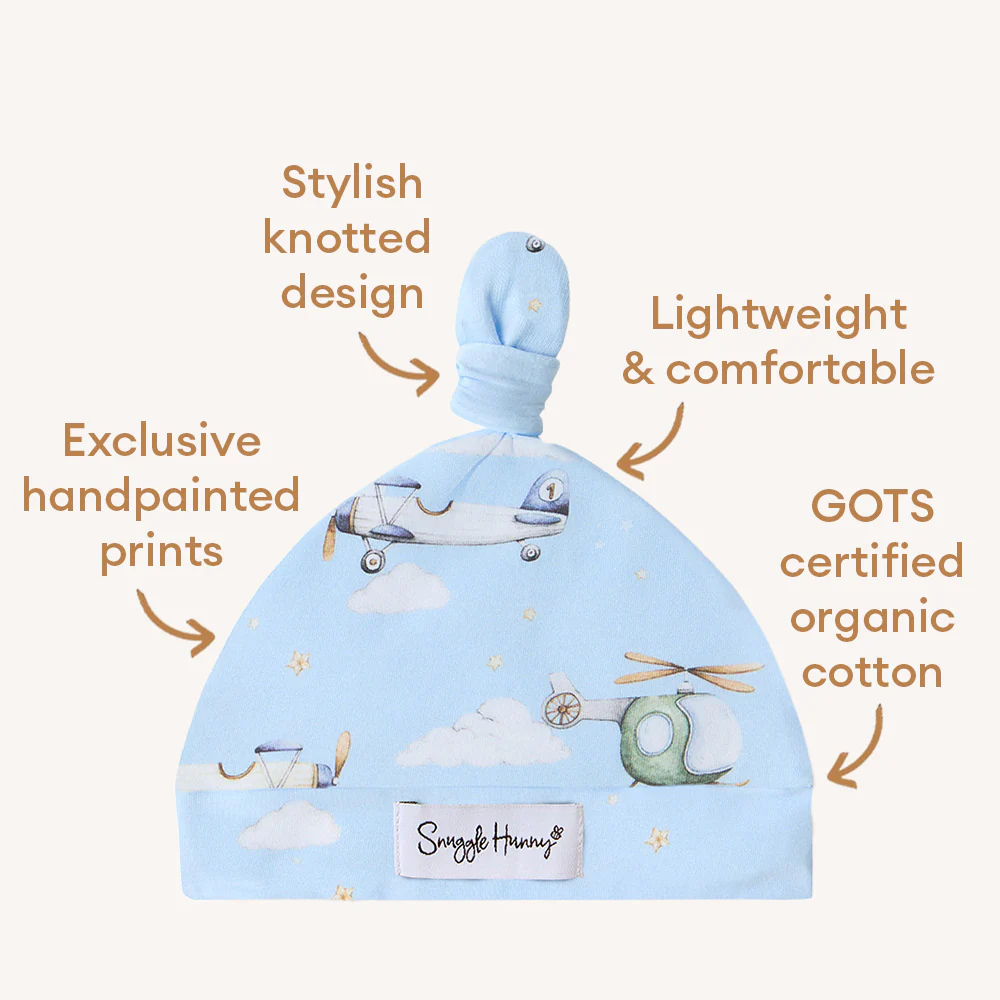 Taking Flight Organic Knotted Beanie - Image 4