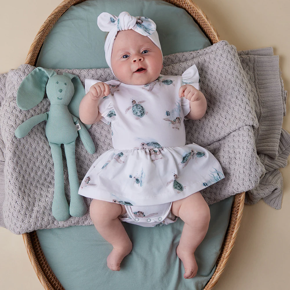 Turtle Short Sleeve Organic Dress - Image 3