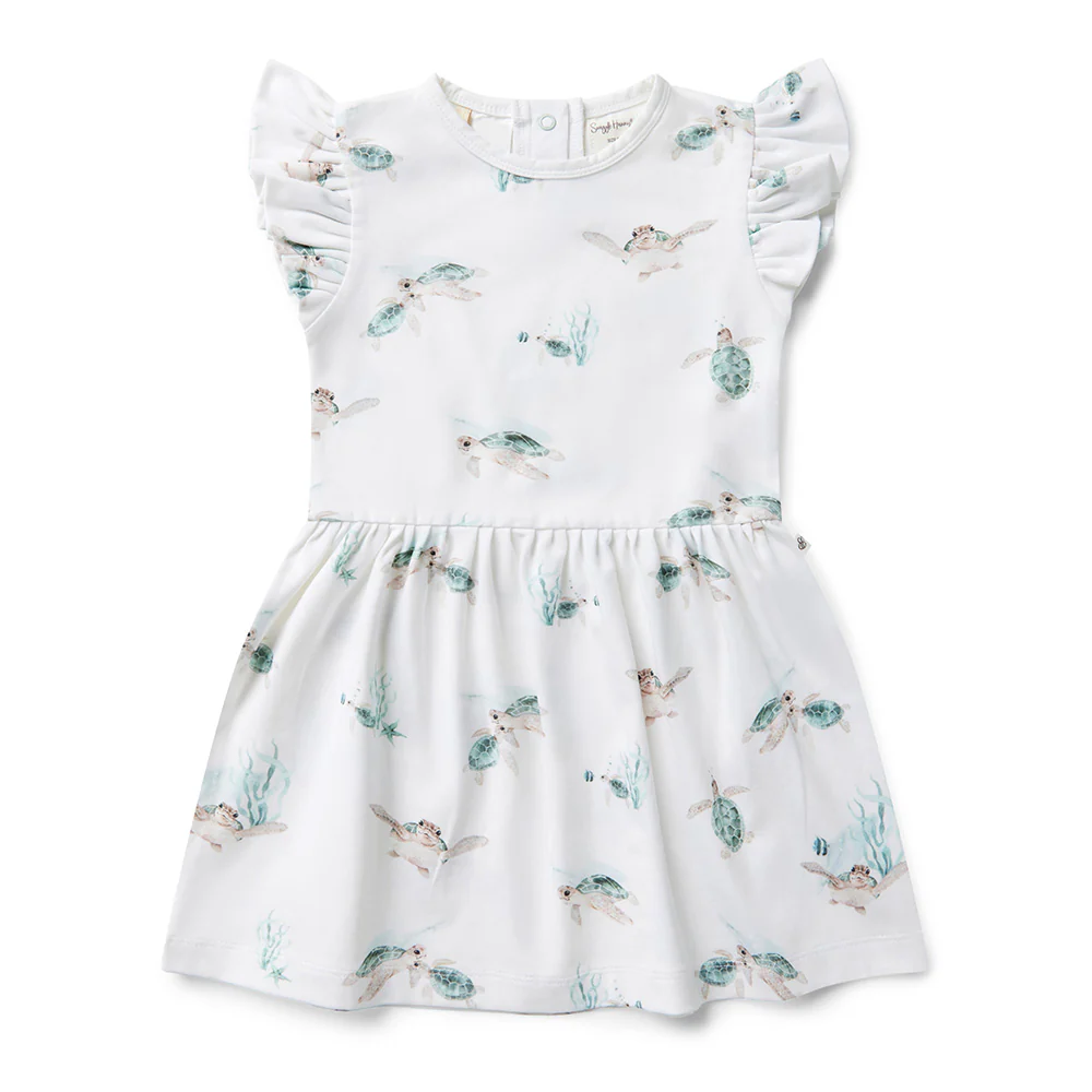 Turtle Short Sleeve Organic Dress - Image 7