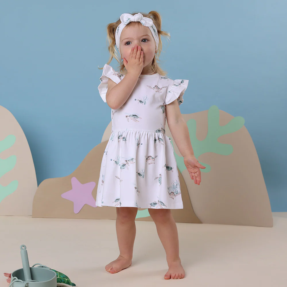 Turtle Short Sleeve Organic Dress - Image 9