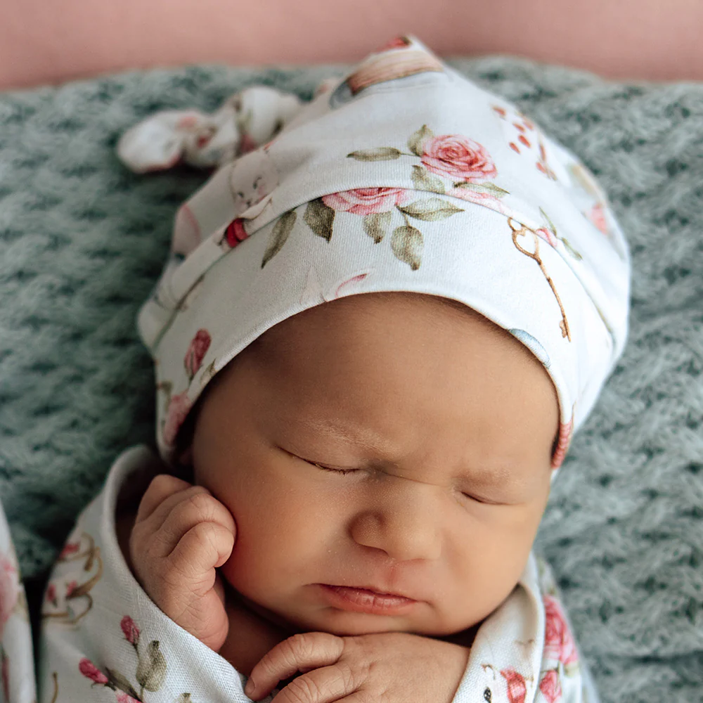 White Rabbit Organic Knotted Beanie - Image 5