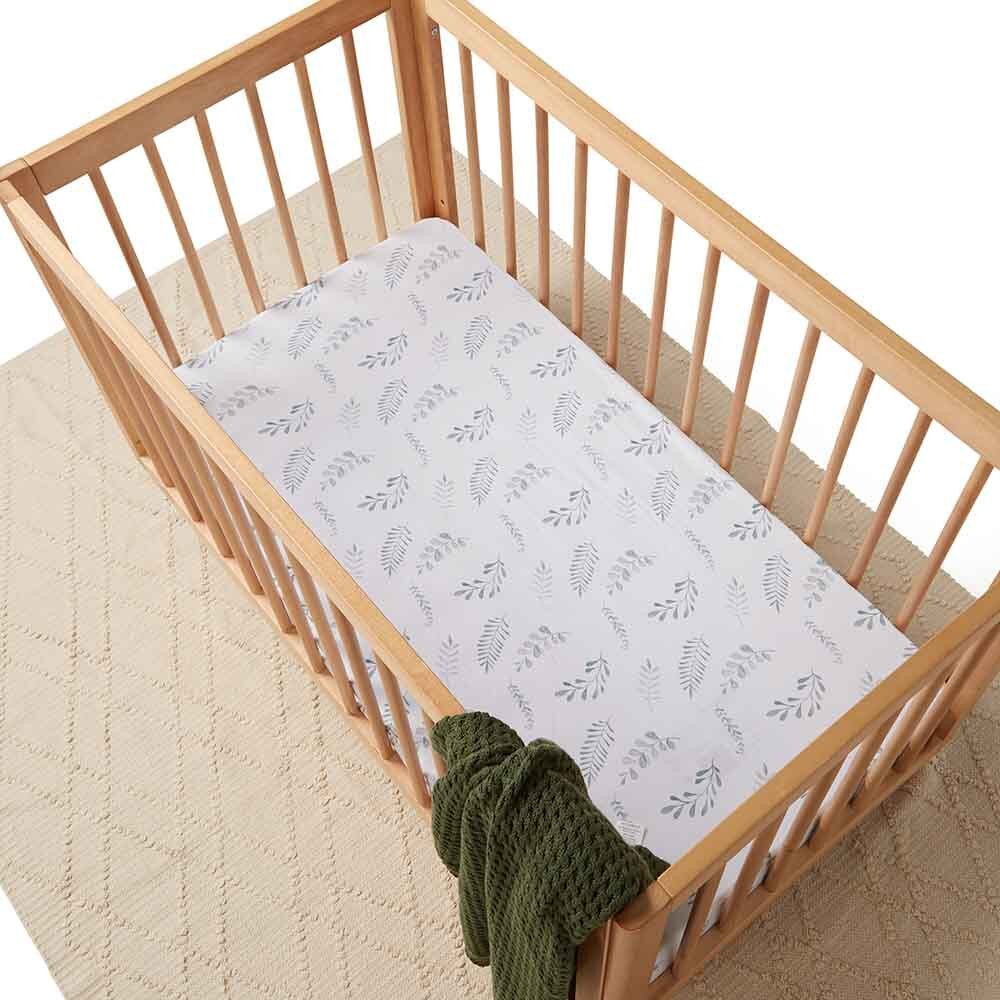 Wild Fern Organic Fitted Cot Sheet - Image 4